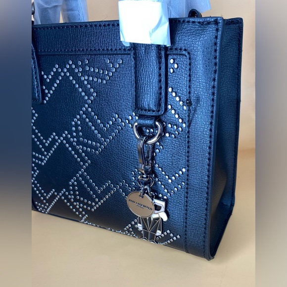 Karl Lagerfeld Paris Studded Small tote/ Crossbody - Picture 6 of 15